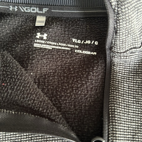 Boys loose cut cold gear golf quarters zip - Picture 2 of 3